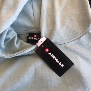 Airwalk Pale Blue Pullover Hoodie with Tag